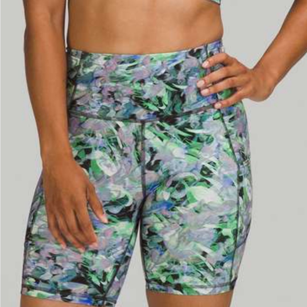 Lululemon fast and free high rise shorts 8” size 6